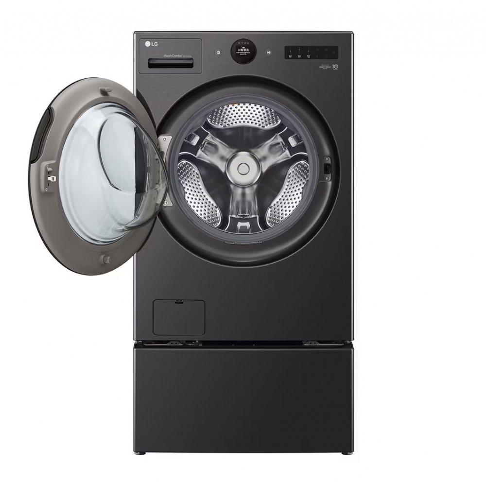 洗22+2.5公斤 TWINWash 雙能洗 | 熱泵滾筒洗衣機+迷你洗衣機 | 蒸洗脫烘
